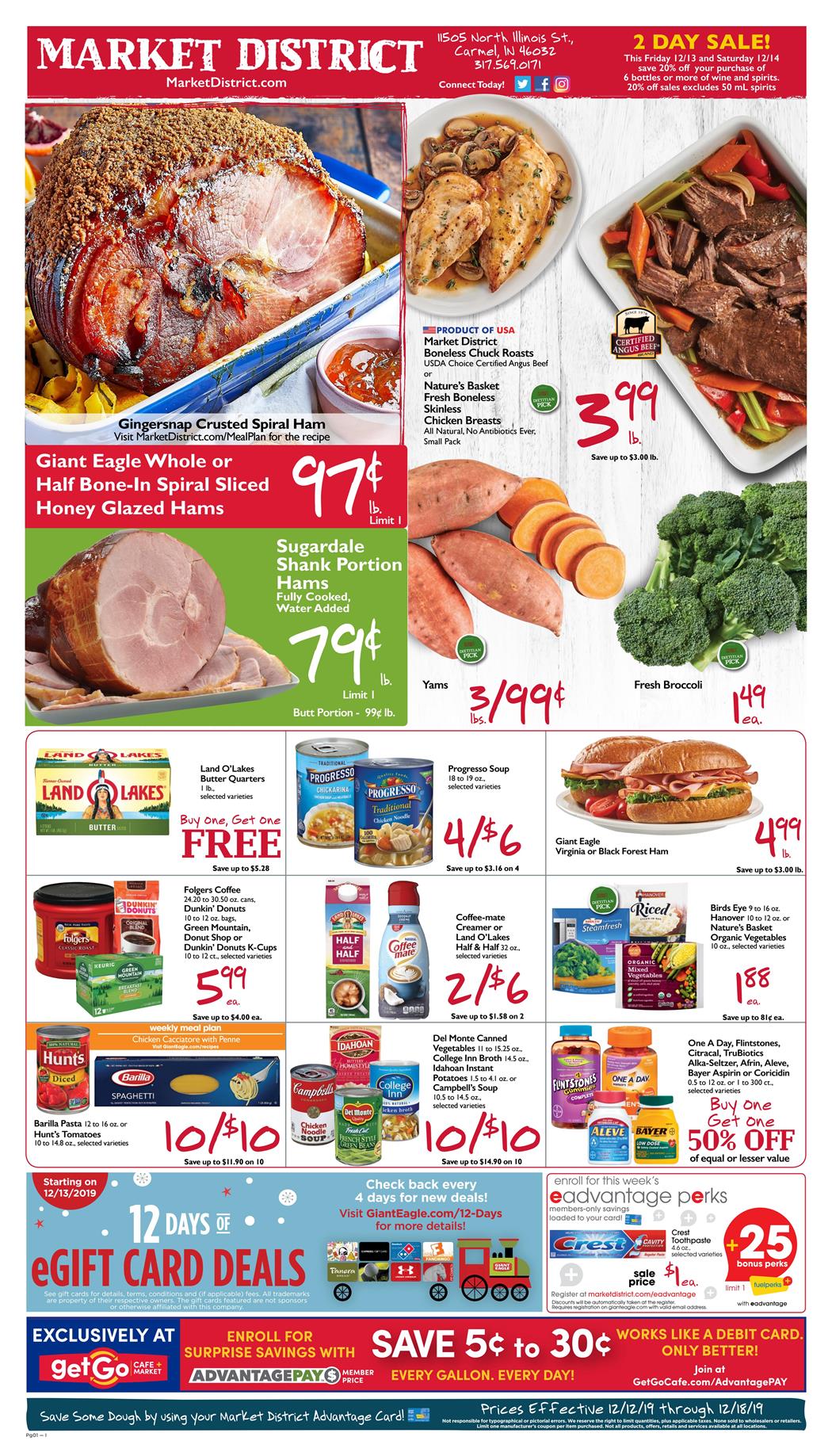 Giant Eagle Weekly Ad Dec 12 – Dec 18, 2019