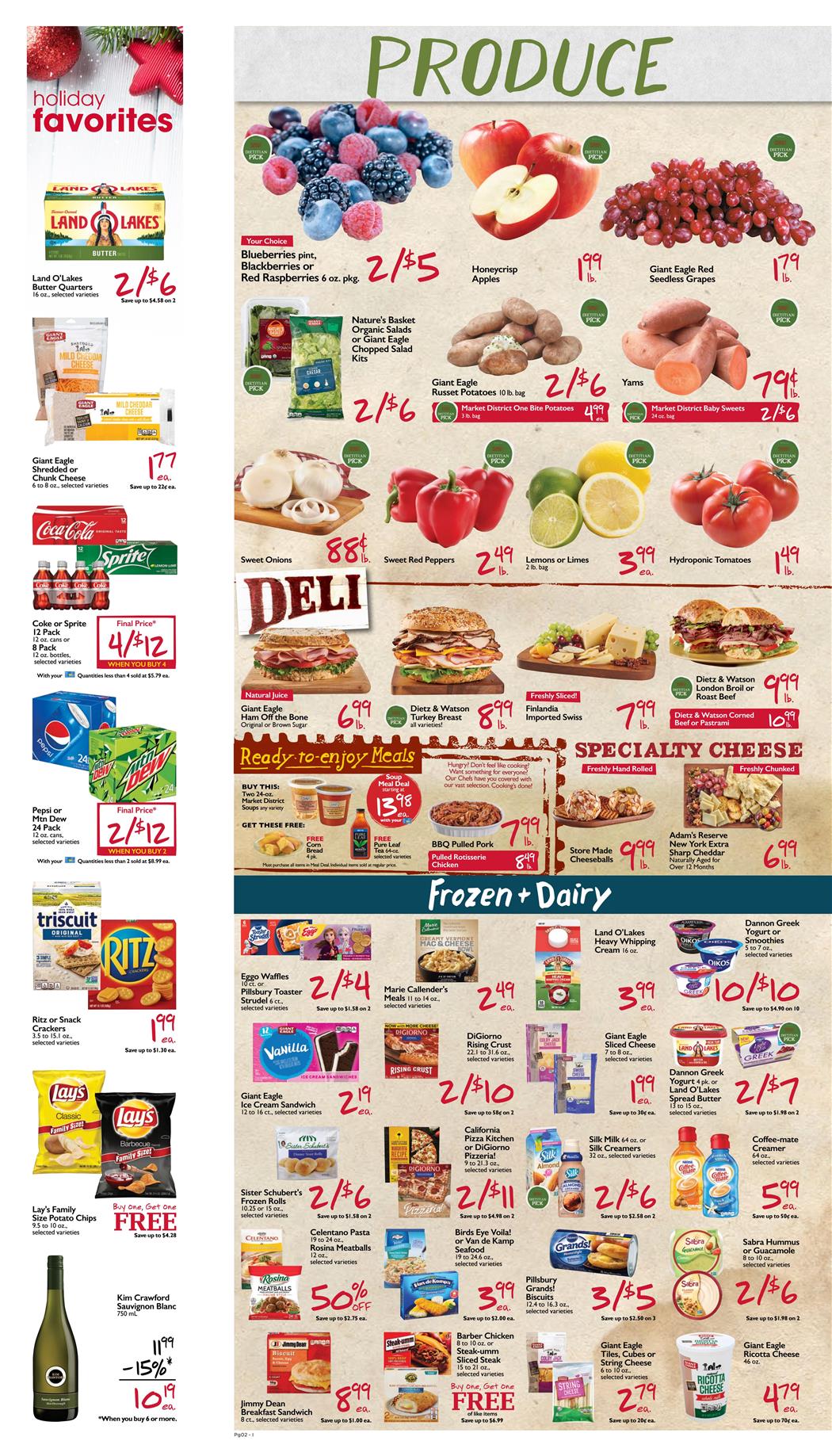 Giant Eagle Weekly Ad Dec 19 Dec 25, 2019