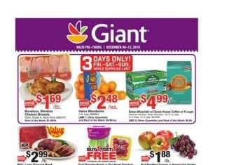 Giant Food Weekly Circular Dec 06 – Dec 12, 2019