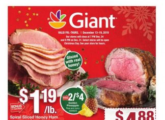 Giant Food Weekly Ad Dec 13 – Dec 19, 2019