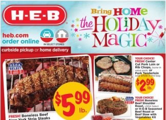 HEB Weekly Ad Dec 04 – Dec 10, 2019