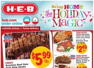 HEB Weekly Ad Dec 11 – Dec 17, 2019