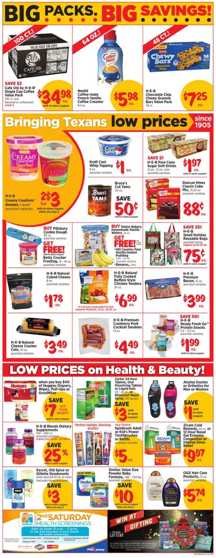 HEB Weekly Ad Dec 11 Dec 17, 2019