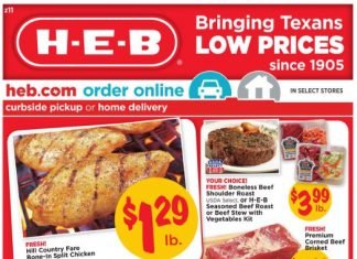 HEB Weekly Ad Dec 26 – Dec 31, 2019