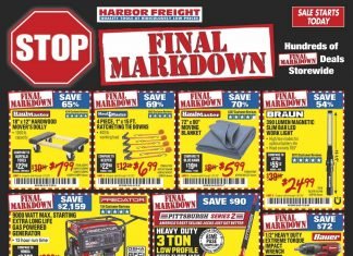 Harbor Freight Flyer Sale Jan 1 – Jan 31, 2020