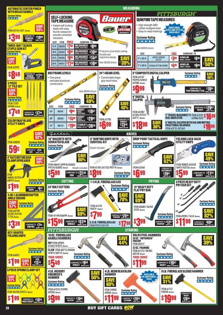 Harbor Freight Monthly Ad December, 2019