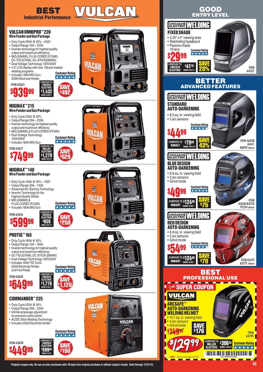 Harbor Freight Monthly Ad December, 2019