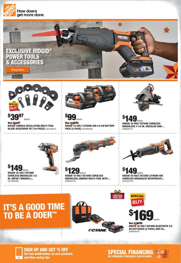 Home Depot Weekly Ad Dec 19 Dec 27, 2019