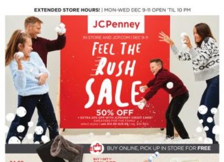 JCPenney Special Ad Sale Dec 09 – Dec 11, 2019