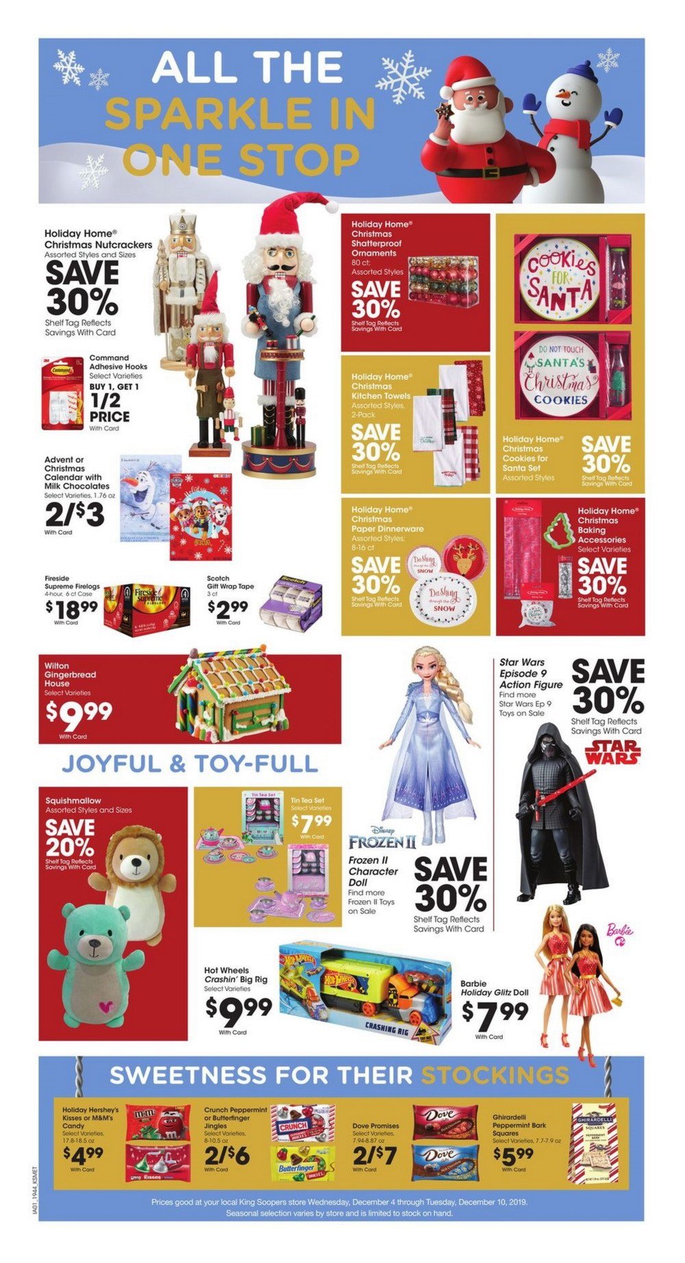 King Soopers Weekly Ad Dec 04 Dec 10, 2019