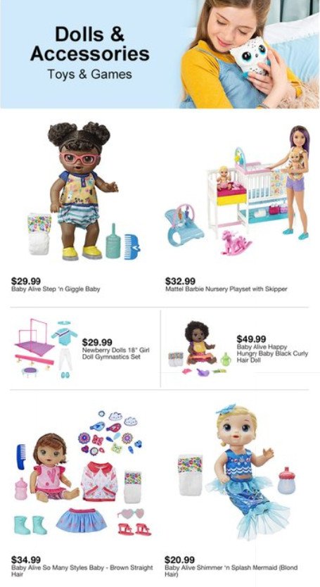 mermaid doll kmart