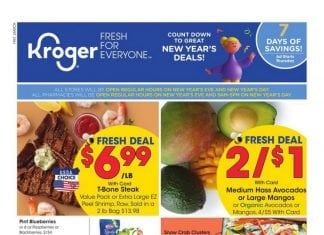 Kroger Weekly Ad Dec 26 – Jan 01, 2020