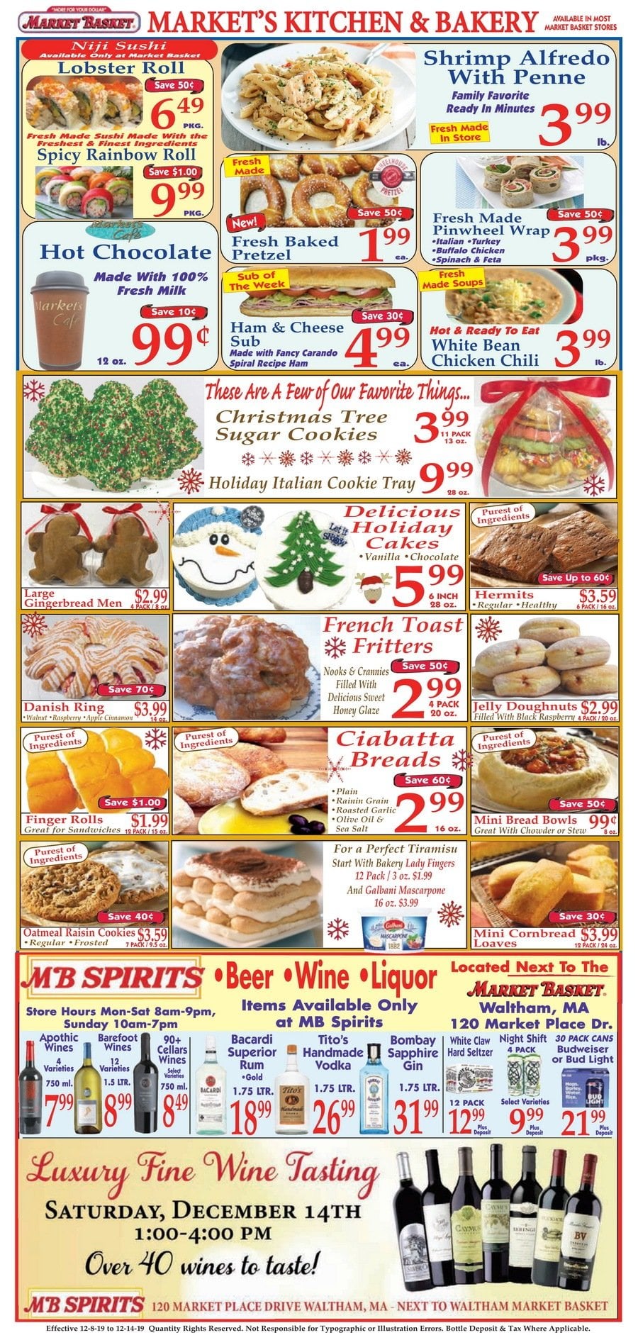 Market Basket Weekly Flyer Dec 08 Dec 14, 2019