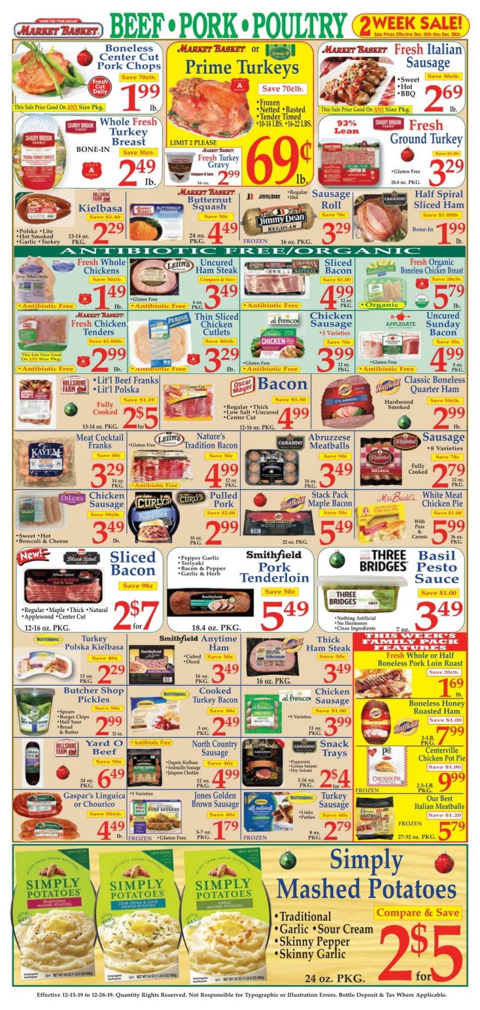 Market Basket Weekly Flyer Dec 15 Dec 28, 2019