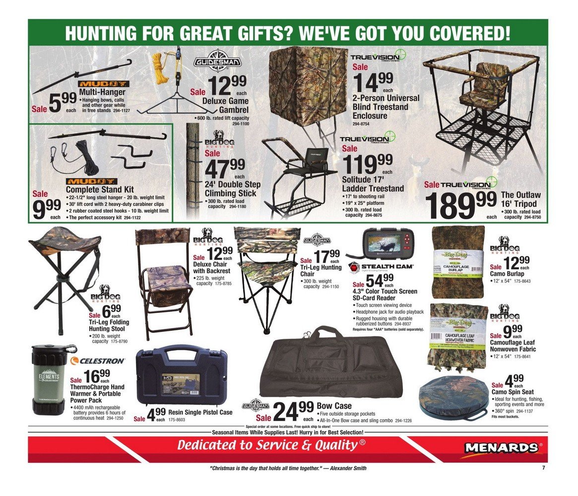 Menards Weekly Ad Dec 01 – Dec 07, 2019