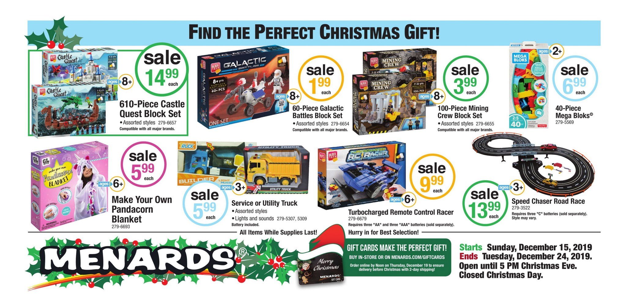 Menards Home For Christmas Sale Dec 15 Dec 24, 2019