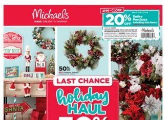 Michaels Weekly Ad Dec 01 – Dec 07, 2019