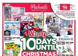 Michaels Weekly Ad Dec 15 – Dec 21, 2019