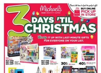 Michaels Weekly Ad Dec 22 – Dec 28, 2019