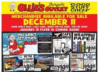 Ollie’s Weekly Ad Dec 11 – Dec 19, 2019