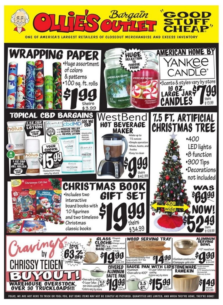 Ollie's Weekly Ad Dec 18 Dec 24, 2019