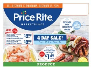 Price Rite Weekly Ad Dec 13 – Dec 19, 2019