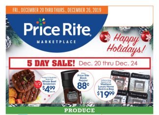 Price Rite Weekly Ad Dec 20 – Dec 26, 2019