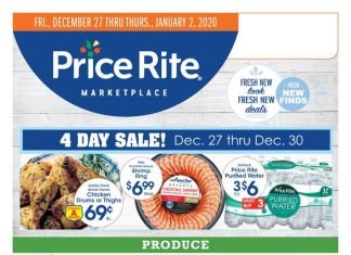 Price Rite Weekly Ad Dec 27 – Jan 02, 2020