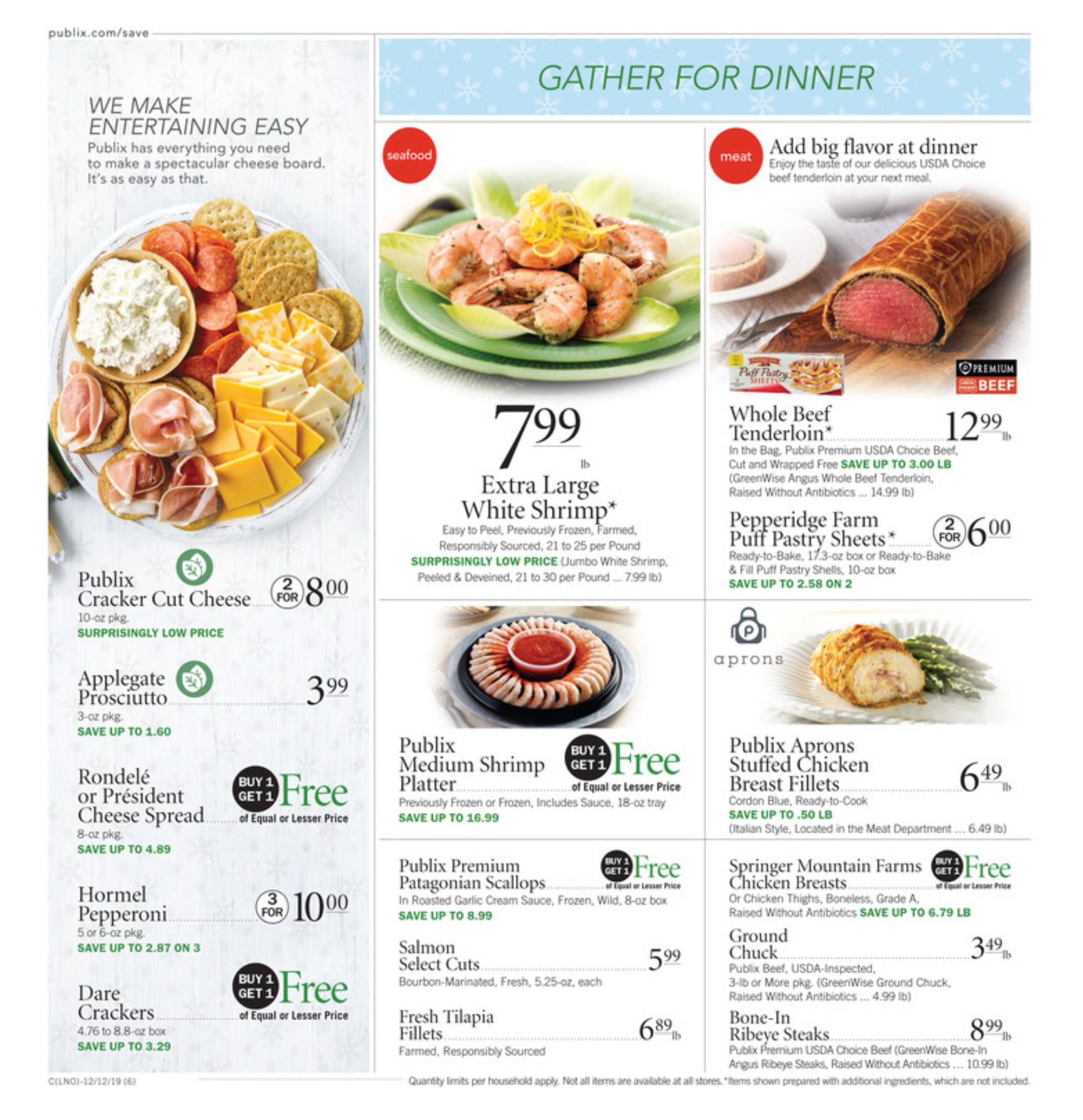 Publix Catering Menu - fg0r5ca
