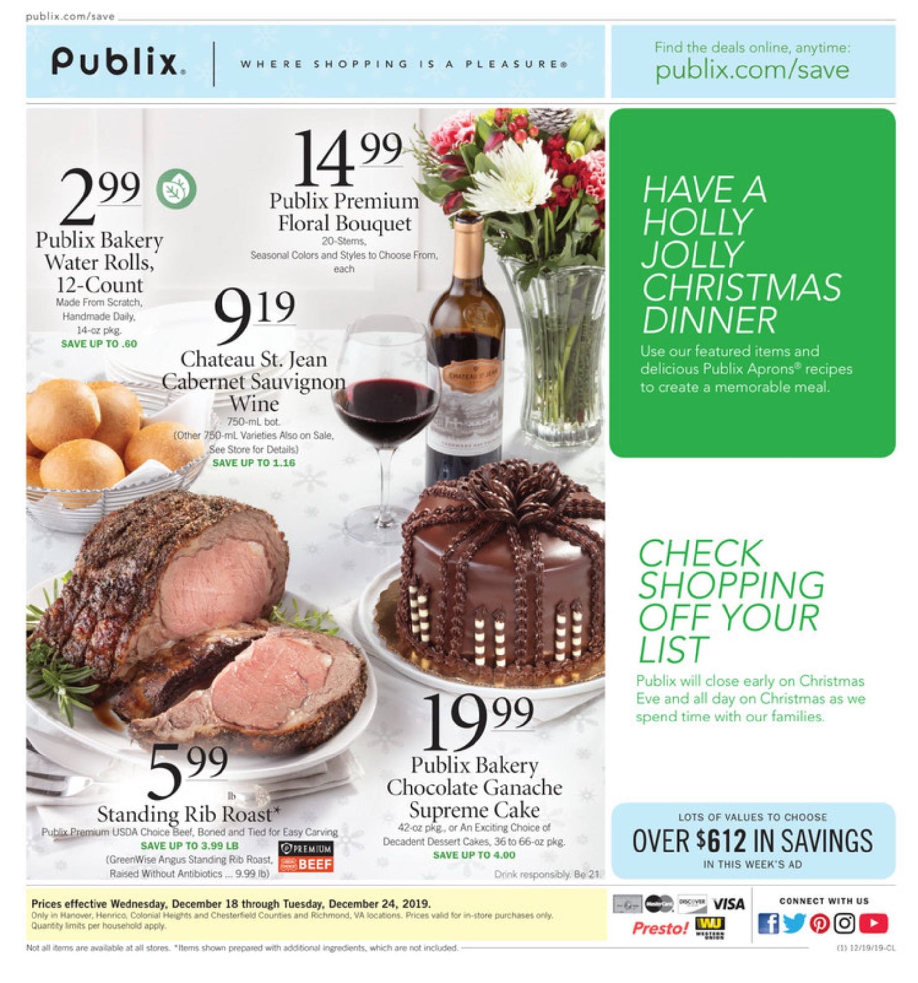 Publix Weekly Ad Dec 18 Dec 24, 2019
