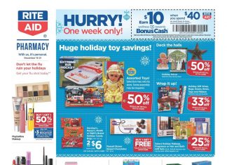 Rite Aid 3 Day Only Ad Dec 15 – Dec 21, 2019