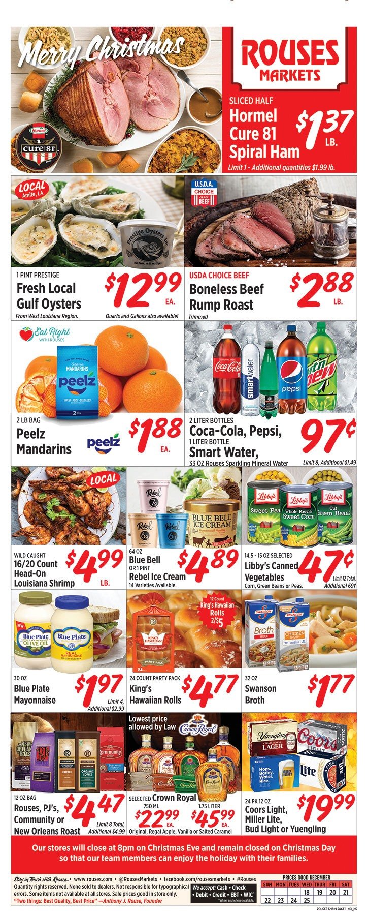 Rouses Weekly Ad Dec 18 Dec 25, 2019