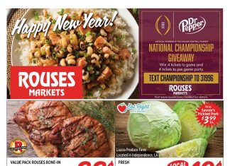 Rouses Weekly Ad Dec 26 – Jan 01, 2020