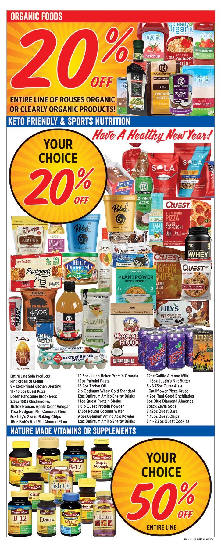 Rouses Weekly Ad Dec 26 Jan 01, 2020