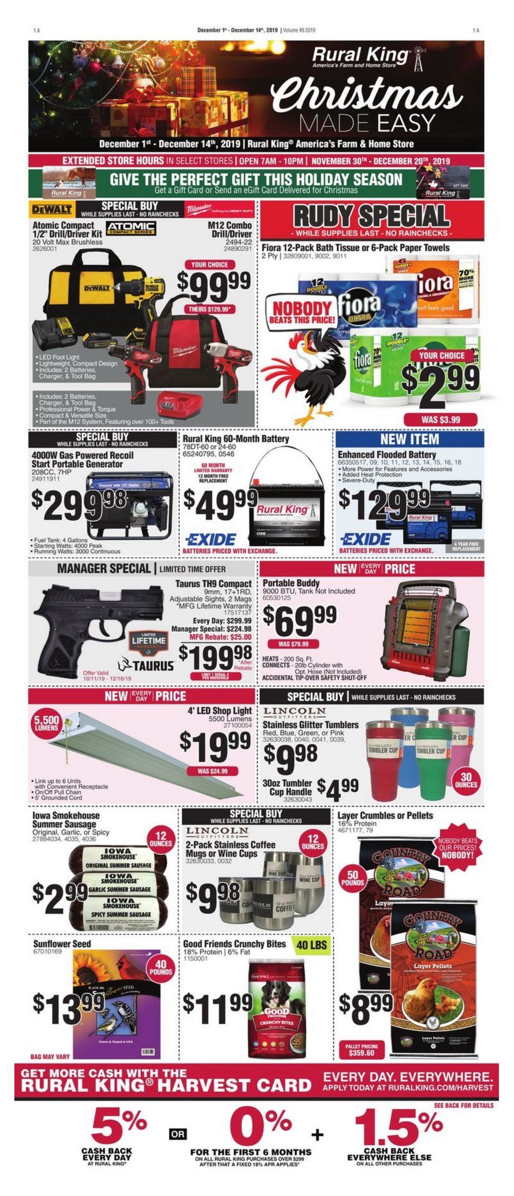 Rural King Weekly Ad Dec 01 Dec 14, 2019