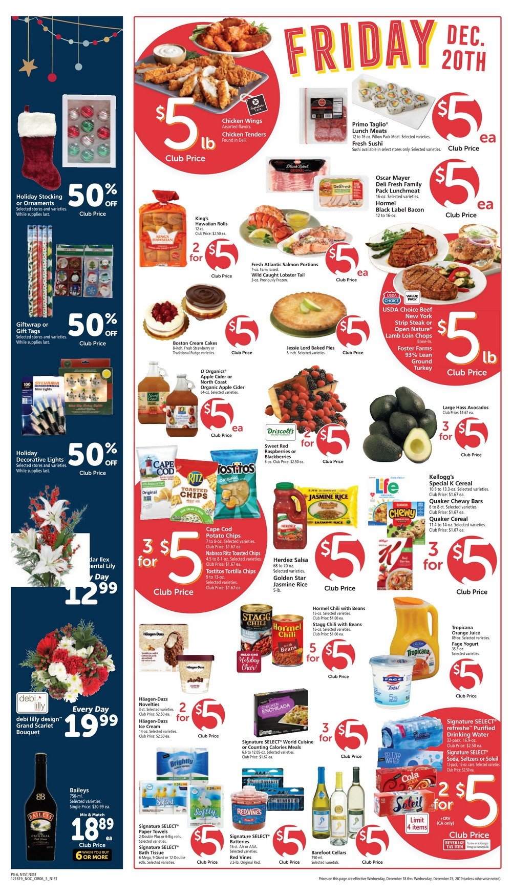 Safeway Weekly Ad Dec 18 Dec 24, 2019