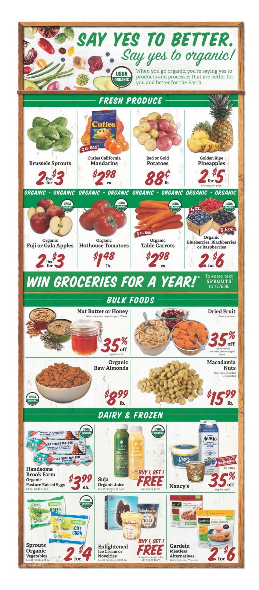 Sprouts Weekly Ad Jan 01 Jan 08, 2020