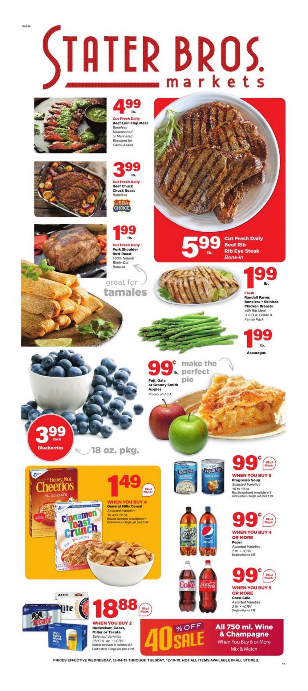 Stater Bros Weekly Ad Dec 04 Dec 10, 2019