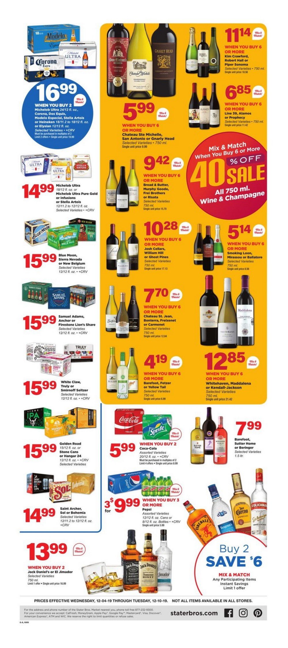 Stater Bros Weekly Ad Dec 04 Dec 10, 2019