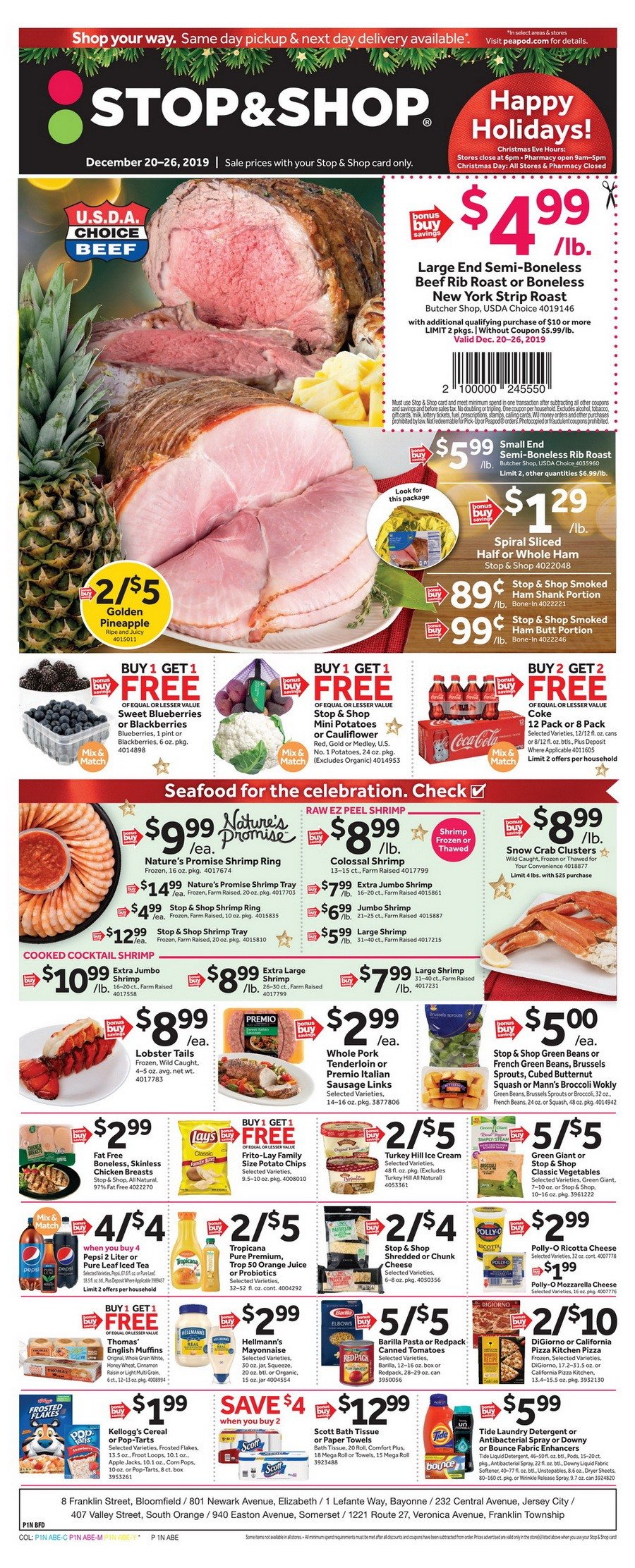 Stop & Shop Weekly Circular Dec 20 Dec 26, 2019