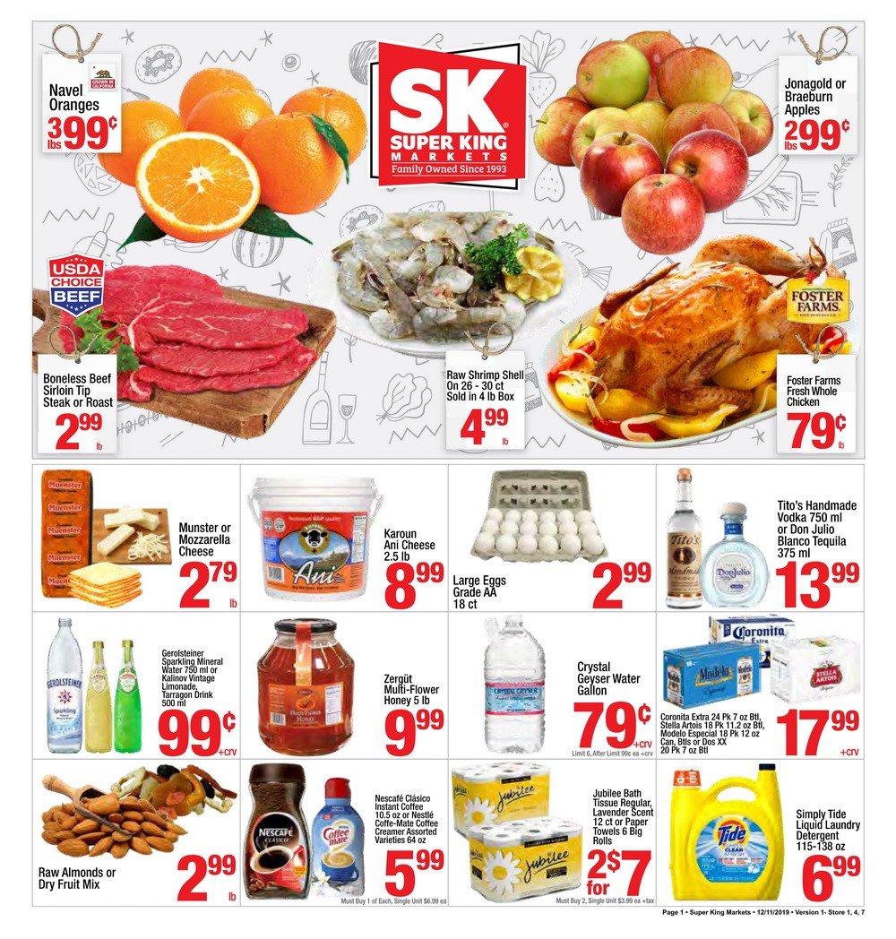 Super King Weekly Ad Dec 11 Dec 17, 2019