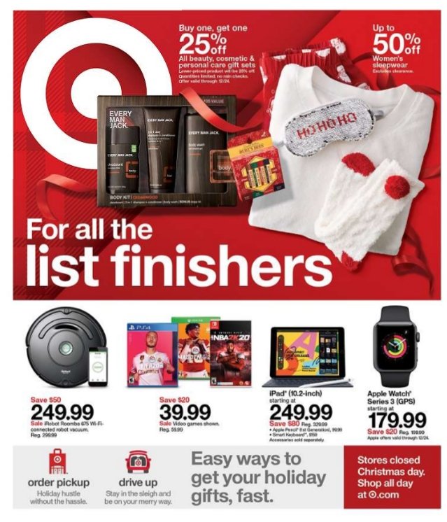 Target Weekly Ad Dec 22 – Dec 28, 2019