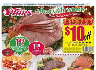 Tops Weekly Circular Dec 22 – Dec 28, 2019