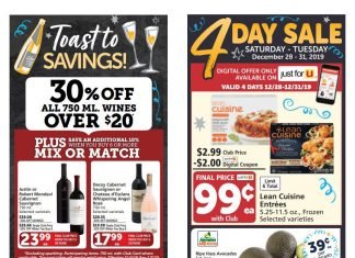 Vons Weekly Ad Dec 26 – Dec 31, 2019