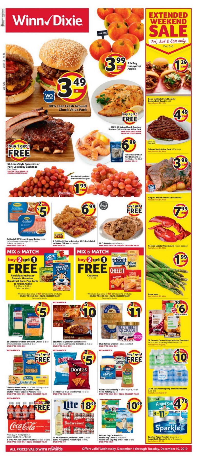 WinnDixie Weekly Ad Dec 04 Dec 10, 2019