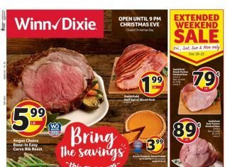 Winn-Dixie Weekly Ad Dec 18 – Dec 24, 2019