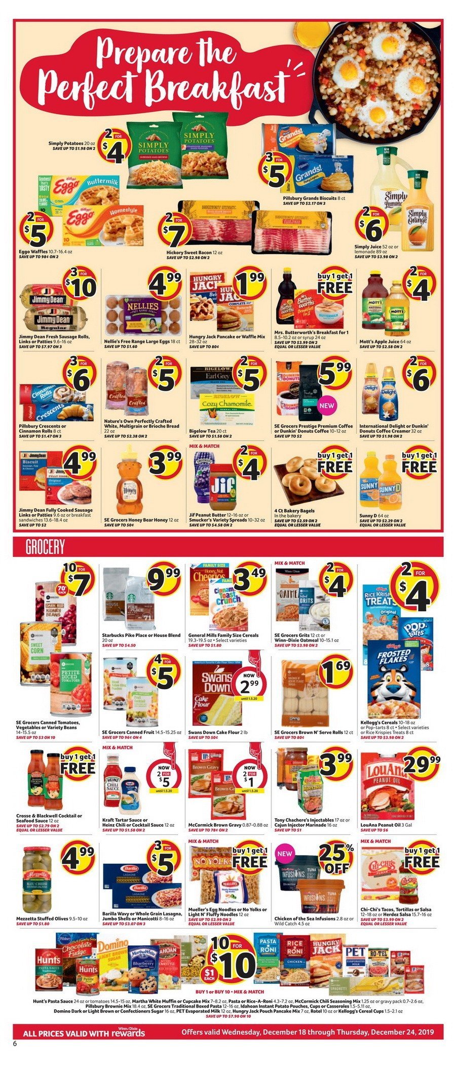 WinnDixie Weekly Ad Dec 18 Dec 24, 2019