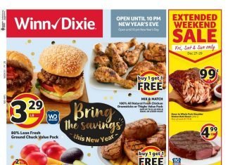 Winn-Dixie Weekly Ad Dec 25 – Dec 31, 2019