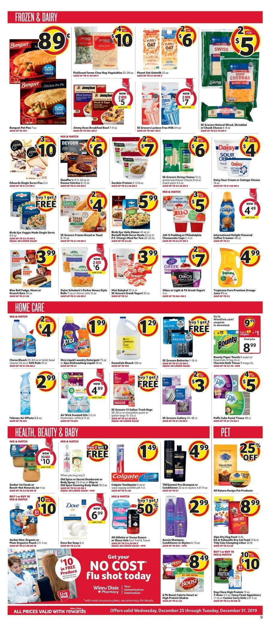 WinnDixie Weekly Ad Dec 25 Dec 31, 2019