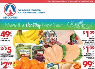 Associated Supermarkets Weekly Specials Jan 3 – Jan 9, 2020